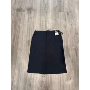 Lee Comfort Waistband Pull-on High Waisted Black Skirt Women's Size M